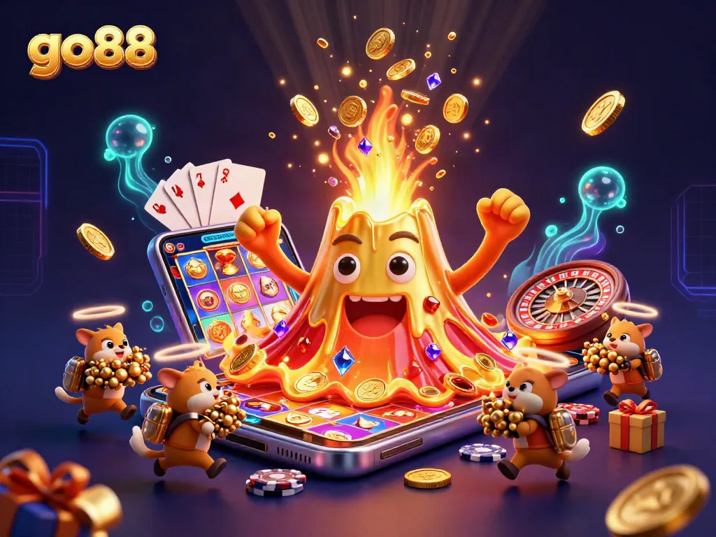 Engage with thrilling go88 casino excitement as golden treasures erupt, showcasing vibrant gaming diversity!