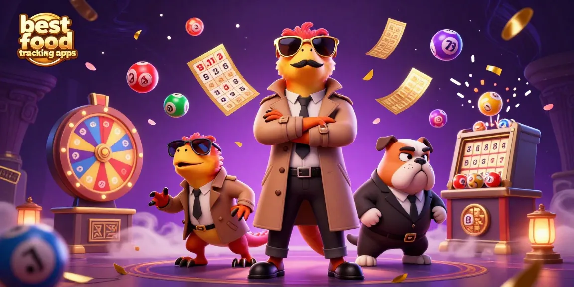 Engage with the best food tracking apps as raptors in disguise enter a casino scene filled with vibrant lottery elements.